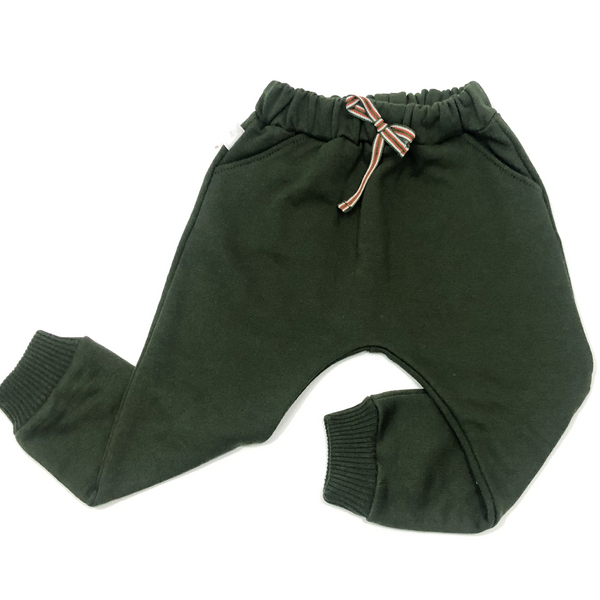 PANTALON FRANELA PO VERDE MILITAR 2901