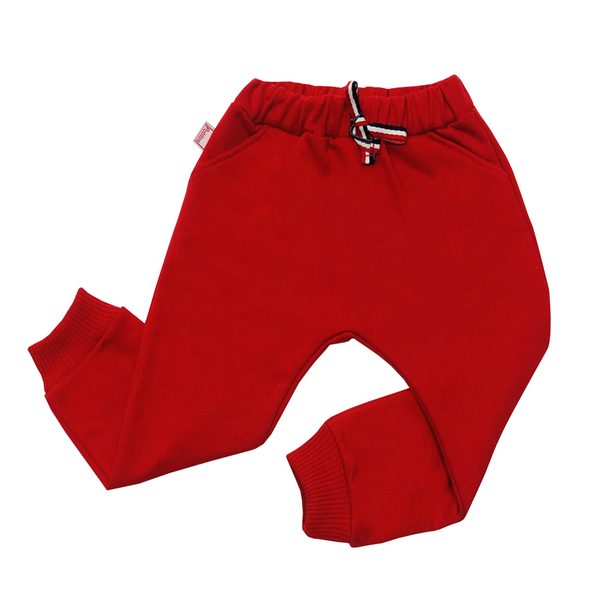 PANTALON FRANELA PO ROJO 2901