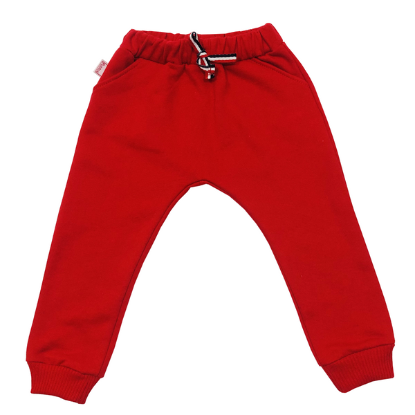 PANTALON FRANELA PO ROJO 2901